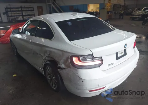 2015 BMW 228I из США, поврежденный, VIN WBA1F5C54FV343426